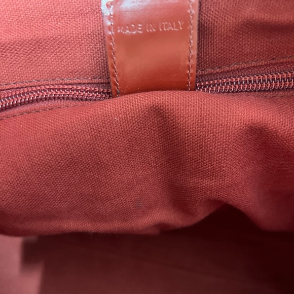 Authentic Burberry Denim Umbrella Print Tote Bag - Picture 3 of 7